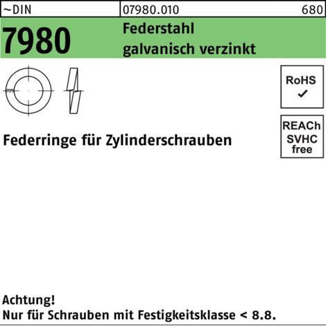 DIN 7980 f.Zylinderschrauben