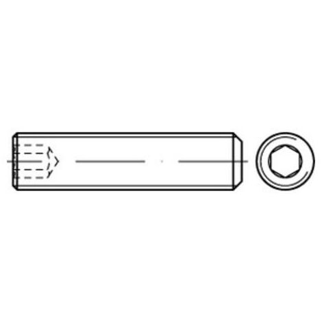 DIN 913/ISO 4026 Gewindestift 45 H M 12 x 1,5 x 16 200 Stk