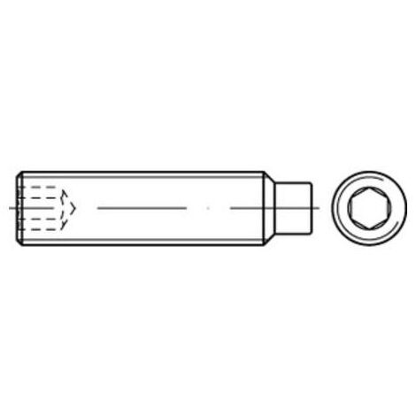 DIN 915/ISO 4028 Gewindestift 45 H M 5 x 12 1000 Stk
