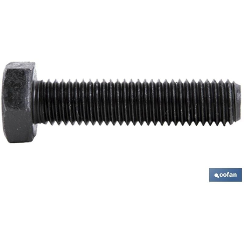 Vis hexagonale 12,9 noire (DIN 933) M22x90