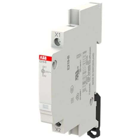 Din Abb Led indicador blanco E219 230 Vac 0.5 Módulo M093928