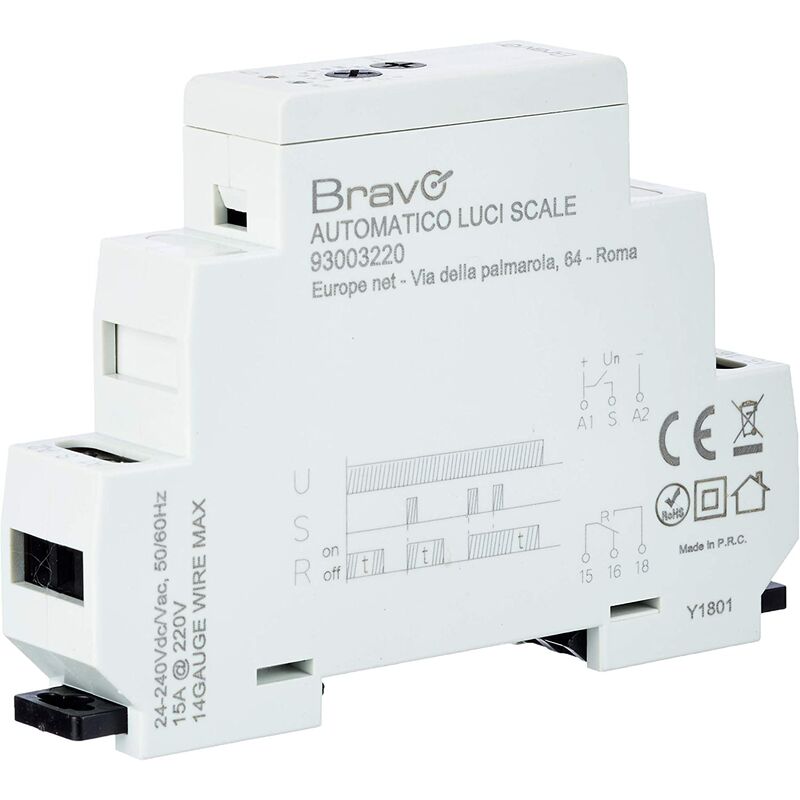 Din Bravo Interrupteur automatique de lumière d'escalier 93003220