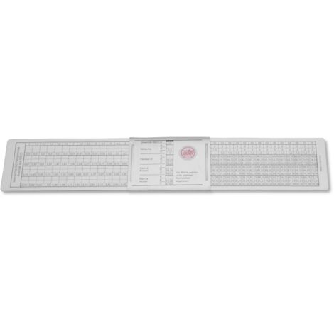 DIN Gewindesschieber für metrisches ISO Feingewinde 250x50x0,5mm