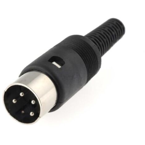 DIN-Stecker 4pol gerade DIN-Stecker zum Löten