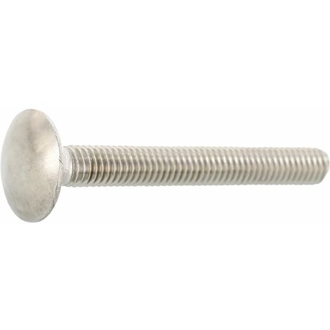 DIN603 M16x100 verzinkt Vollgewinde Torbandschraube ohne Mutter