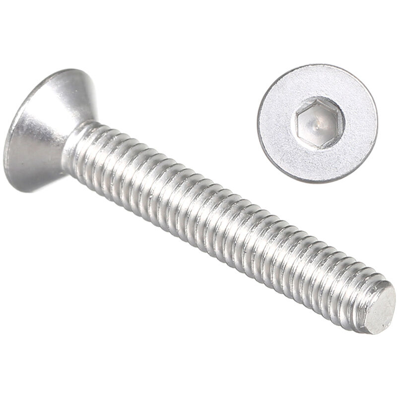 

DIN7991 304 Acero inoxidable Allen Tornillos de cabeza hueca Tornillo hexagonal,M-4 * 25