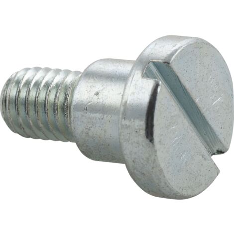 DIN923 4.8/5.8 M 5x 5 verzinkt Flachrundschraube mit Schlitz und Ansatz