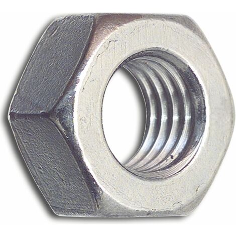 DIN934 M16 Edelstahl A4-80 Sechskantmutter, gleitmobeschichtet transparent