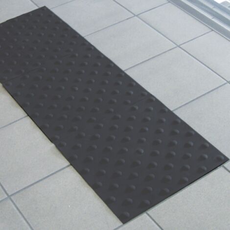 Dinac – Dalle podotactile 450 x 412 mm TPU – Auto-adhésive pour bande d'éveil de vigilance – Usage intérieur – Conforme ERP