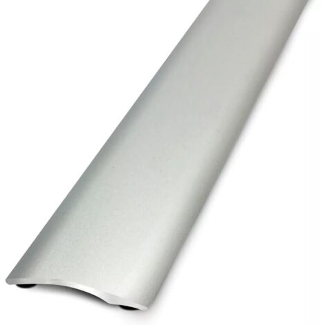 Dinac – Seuil de porte aluminium naturel 27 mm – Longueur 0,93 m – Différence de niveaux max 6 mm – Fixation adhésive butyle pour sols LVT et PVC