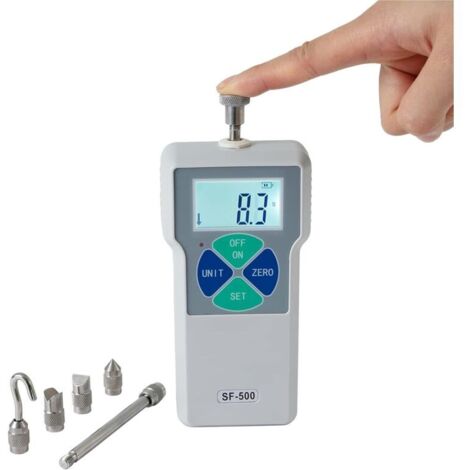 Dinamometro digitale SF-500/misuratore di forza di spinta e trazione - Dinamometro a pressione, dispositivo di misurazione LCD ad alta precisione