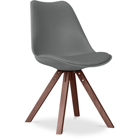 Dining Chair - Scandinavian Style - Denisse Dark grey