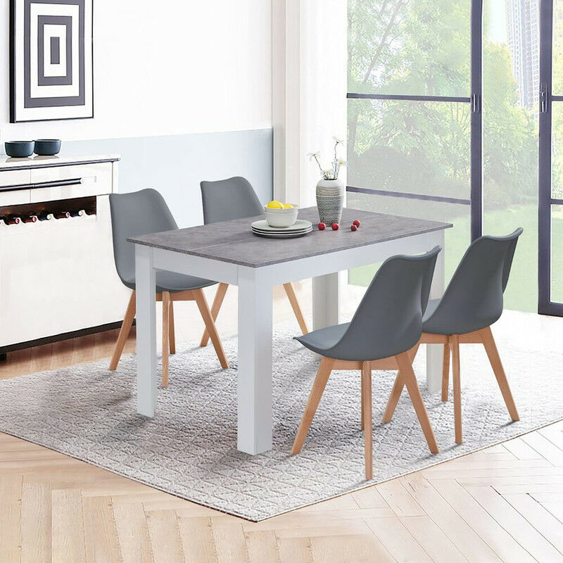 Dining Table, 120x80x75cm Kitchen Dining Room Furniture