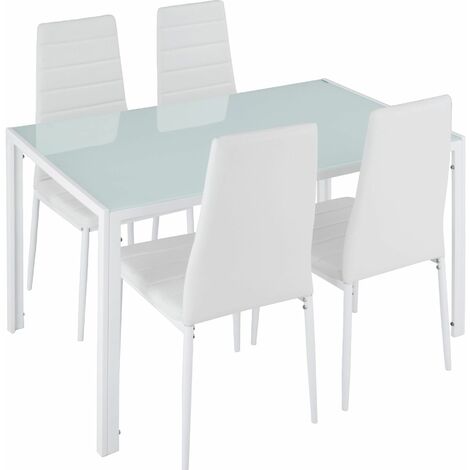 main image of "Dining table and chair Set Berlin 4+1 - dining room table and chairs, dining table and 4 chairs, kitchen table and chairs"