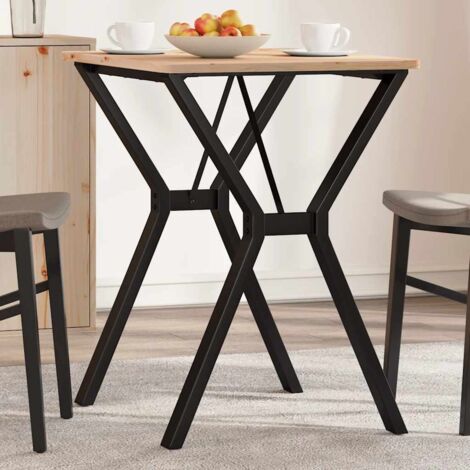 Dining Table Legs Y-Frame 60x50x73 cm Steel vidaXL