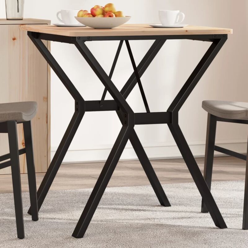 Dining Table Legs Y-frame 60x60x73 Cm Steel Vidaxl