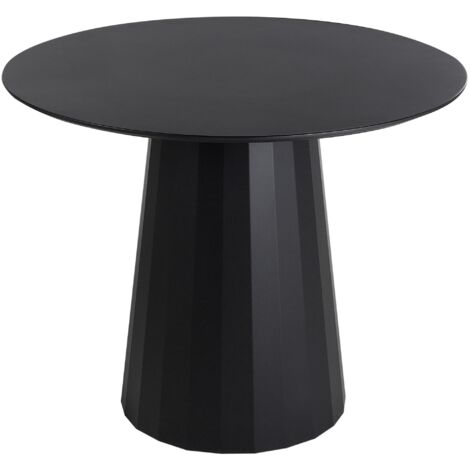Dining Table PLATO Black 100 cm 100 cm Metal