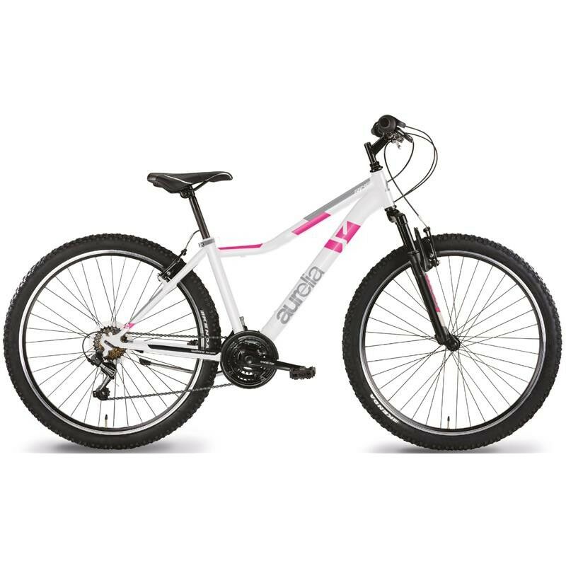 Image of Dino Bikes - bicicletta 27.5 bianco e rosa cambio shimano