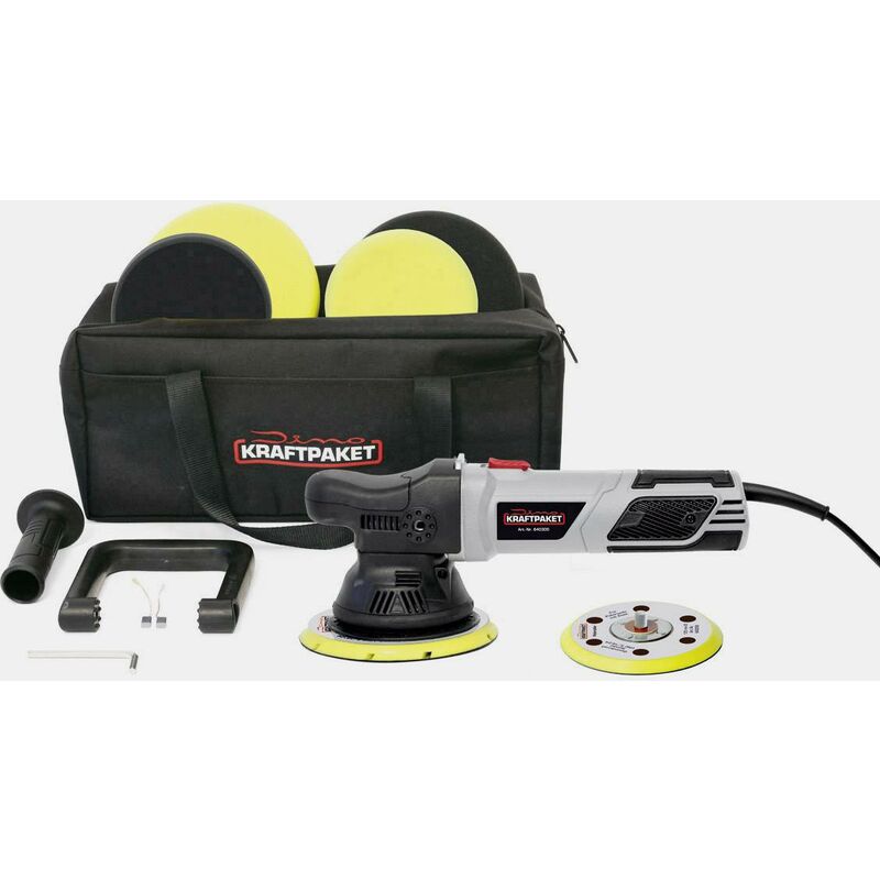 Dino Kraftpaket - 640301 Polisseuse excentrique 230 v 900 w 1600 - 4200 tr/min 125 mm R628691