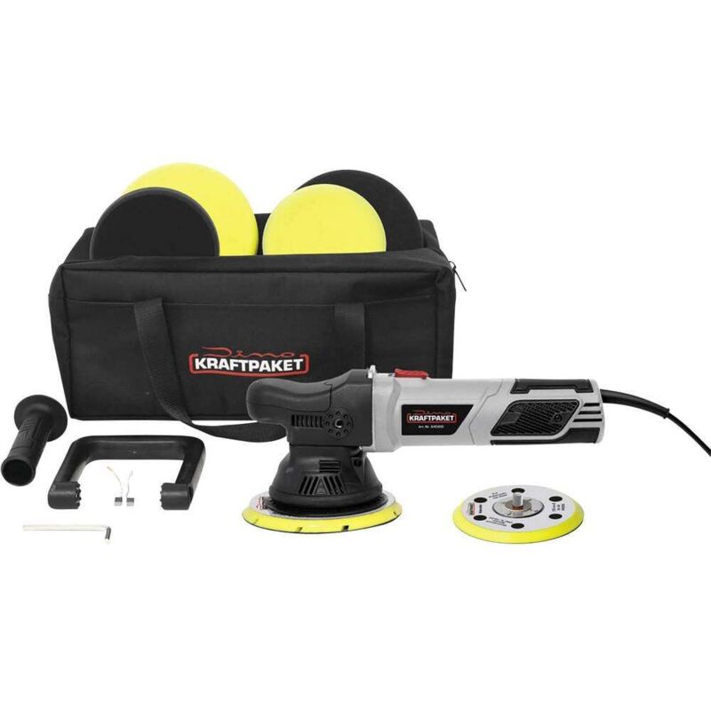 Dino Kraftpaket - Exzenterpoliermaschine 230 v 900 w 1600 - 4200 U/min 125/150 mm 21mm Hub 640300 Polisseuse excentrique 230 v 900 w 1600 - 4200
