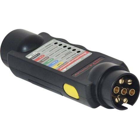 Testeur d'éclairage pour prise & connecteur de remorque 12 V DINO 130081