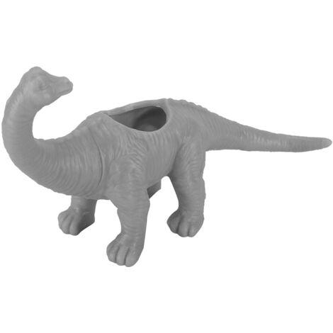 Dinosaur Animal Flower Pot Cactus Succulent Plant Pot Garden Decoration (Gray)
