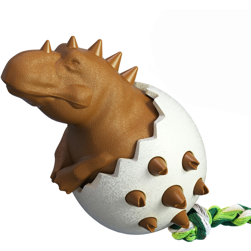 Dinosaure Oeuf Chien Dentition Bâton à Croquer Chien Brosse à Dents Nettoyage Des Dents Chien Jouets Pet Dentition Bâtons Jouets, Chocolat