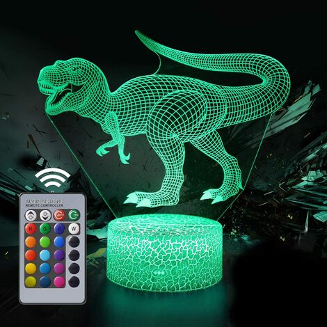 NAME auch LED Kinderzimmer Lampe DINOS Dinosaurier 3 grün Deckenleuchte 