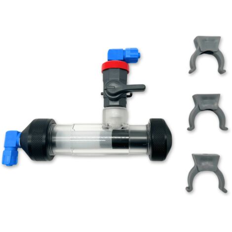 Dinotec Faserfilter PVC mit transparentem Filtergehäuse