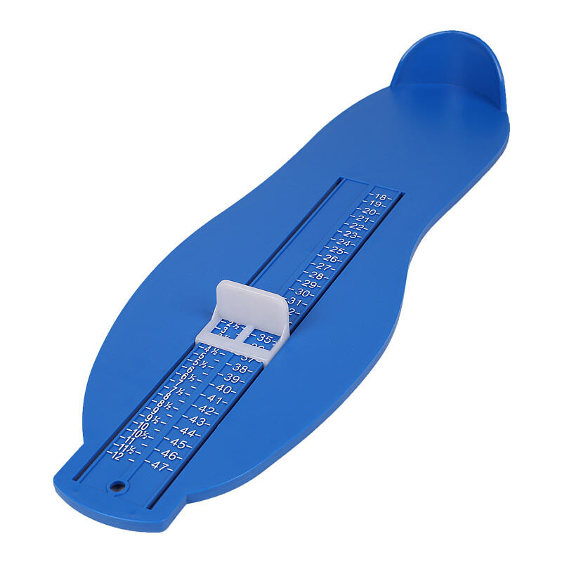 Fitags - D'instrument de mesure de pied pointure, Pied dispositif de mesure pour déterminer la pointure 18 à 47, bleue