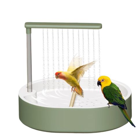 D'intérieur pour Perruches en Cage, 26 Trous, avec Douche Et Amovible, Idéale pour Les Petits Et Moyens Oiseaux comme Les Calopsittes,Perruches Ondulées,Inséparables