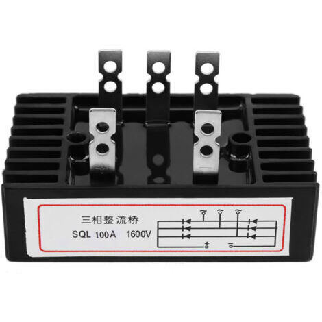 Diode de redressement, pont de diodes triphasé Tension de crête de répétition inverse : 100 A pour 1600 V SQL100A Utilisation dans une grande variété d'applications