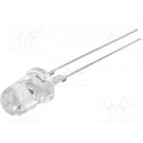 Diodo LED 5mm, bianco, 12V