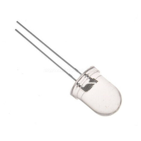 Diodo Led Amarillo 10mm 12v 2180-3000mcd 30º Lente Transparente Osy5paa131a-12