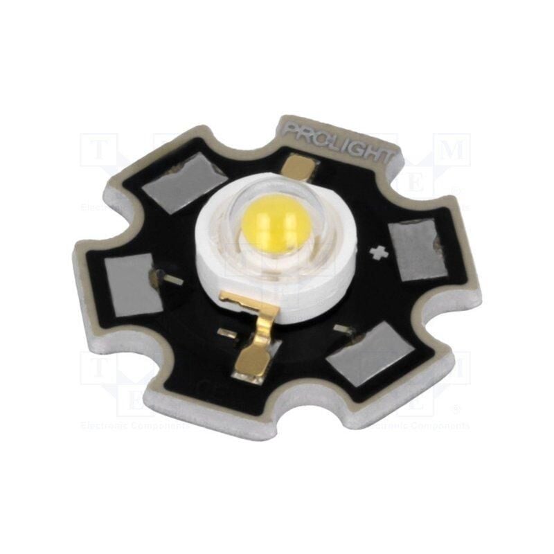 

Diodo LED De Potencia 3W Luz Blanco 4500-5850K 130º 700mA