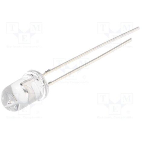 Diodo LED DORADO 5mm 10.000mcd 2V 15Âº Transparente