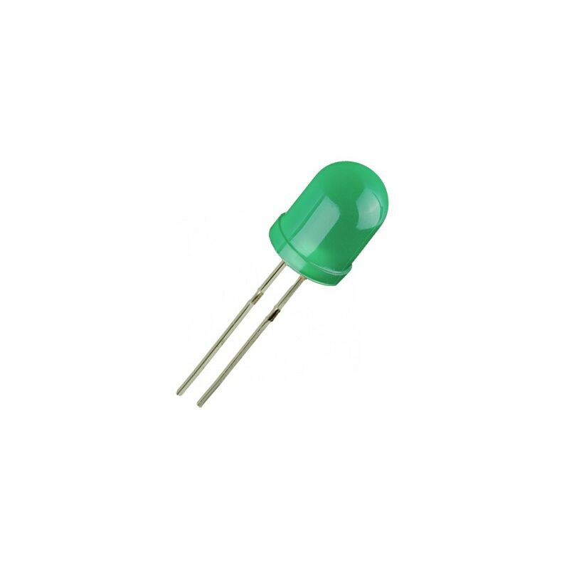 

Diodo LED VERDE 10mm 20-70Mcd 60º L-813GD