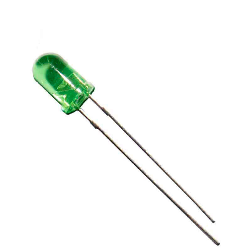 

Diodo led verde 5mm (manualidades) 3,2v - Molgar
