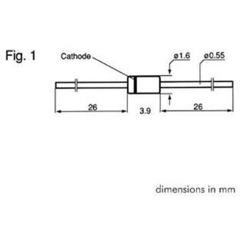 DIODO ZENER 12V - 500mW