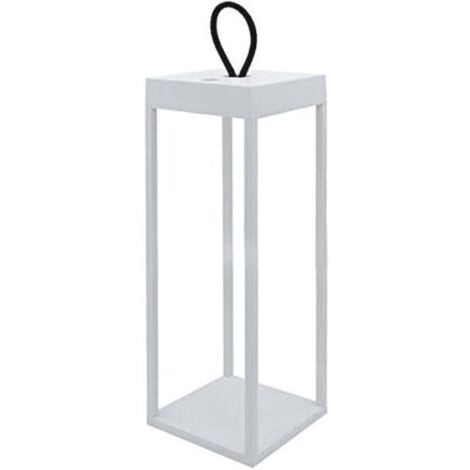 Diogene L Tavolo Bianco Ricaricabile Led 2,2W Ip65 ( MARINO CRISTAL cod. 42725 )