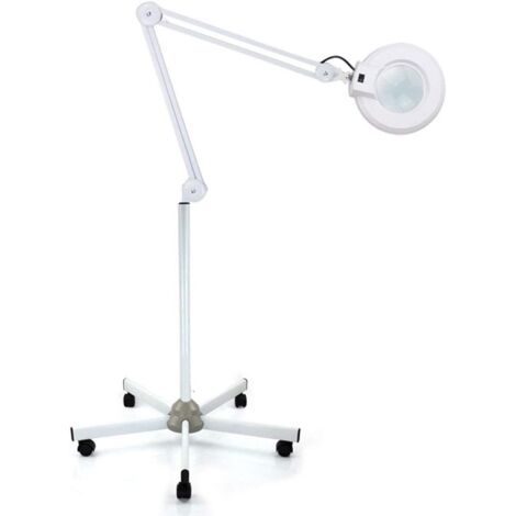 Dioptrie LED-Lupenlampe mit Stativ 8 x LED