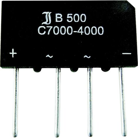 Diotec B40C3700A Pont redresseur SIL-4 80 V 3.7 A Monophasé S79662