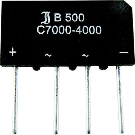 Diotec B40C7000A Pont redresseur SIL-4 80 V 7 A Monophasé S79067