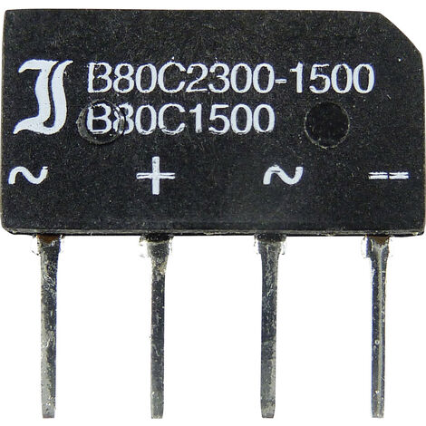 Diotec B80C1500B Brückengleichrichter SIL-4 160 V 2.3 A Einphasig