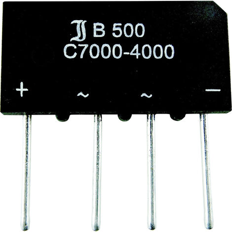 Diotec B80C3700A Brückengleichrichter SIL-4 160 V 3.7 A Einphasig