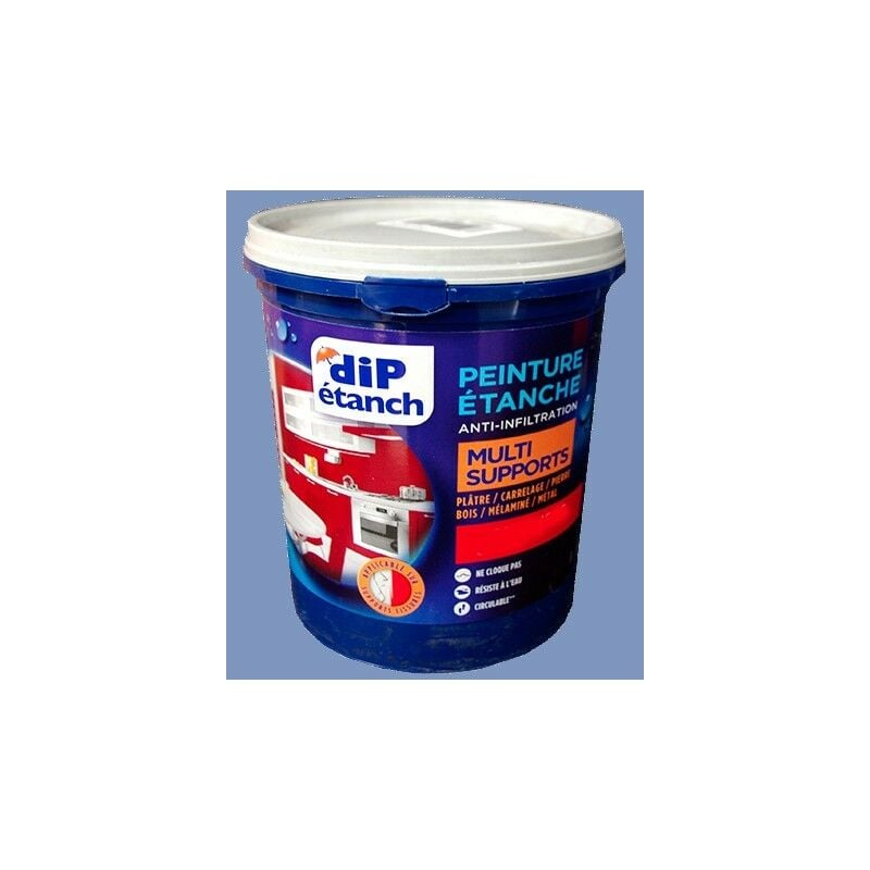 Dip Etanch - dip Peinture Étanche Acrylique Multi-Supports Bleuet 0,75 l - Bleuet