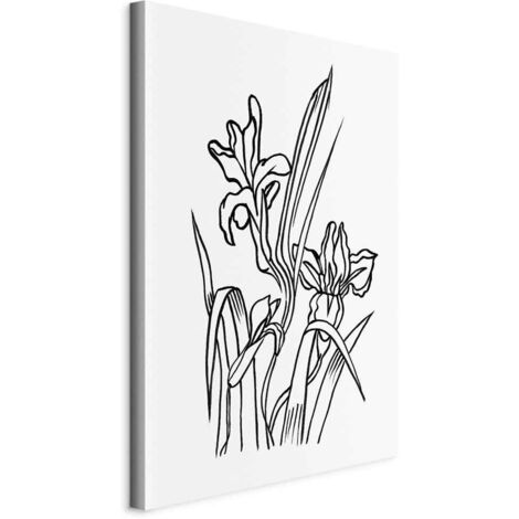 Dipinto - Iris innamorati (1 parte) verticale
