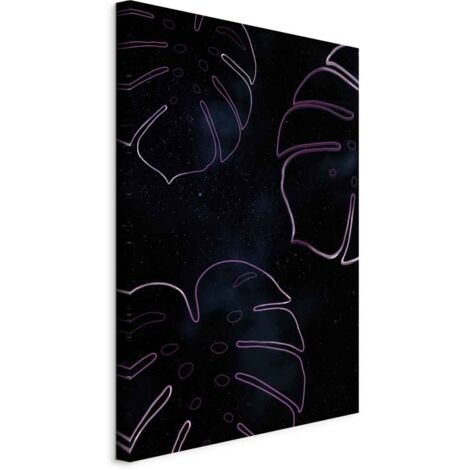 Dipinto - Monstera Galattica (1 parte) verticale