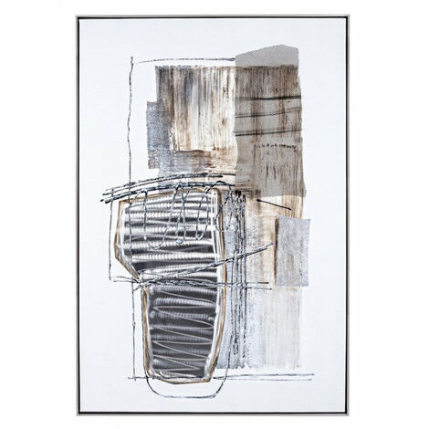 Dipinto Olio con Cornice Crown I194-1 82.5x122.5 cm in Olio su Tela