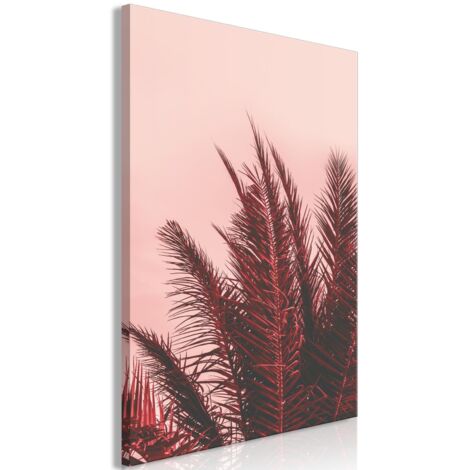 Dipinto - Palme al tramonto (1 parte) verticale